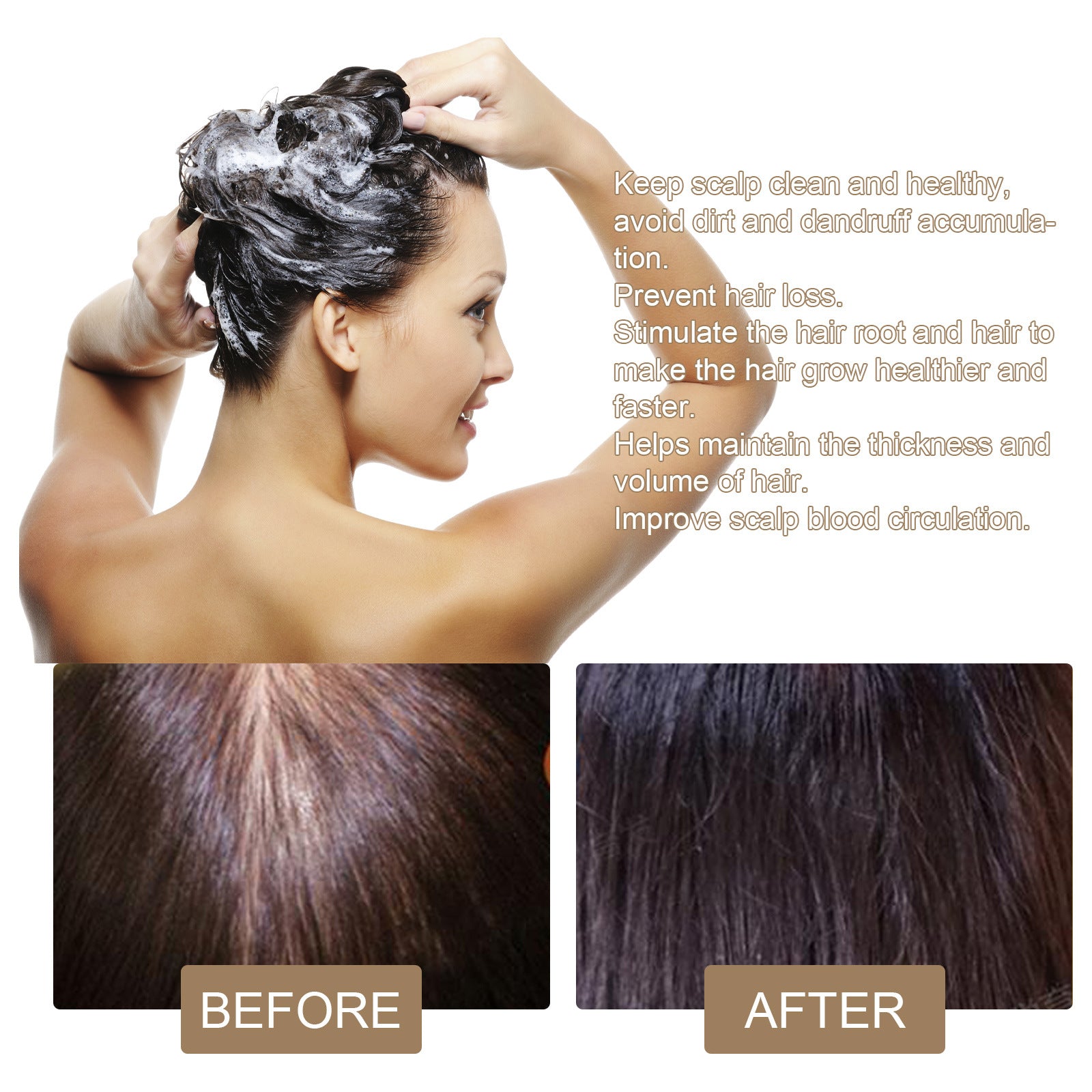 Eelhoe Anti-dropping Shampoo Cleaning For Rice