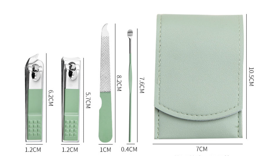 Fashion Portable Nail Clippers Four-piece Set
