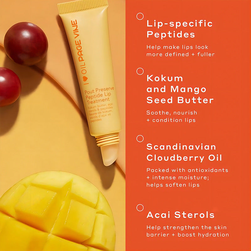 Polypeptide Lip Gloss Yellow Oil Moisturizing Liquid