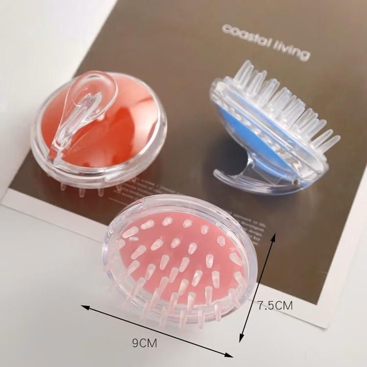 Hair Scalp Massager Shampoo Brush Head Massage Soft Silicone Bristles And Remove Dandruff Growth Deep Cleaning (Pack of 1)Ã¯Â¿Â½