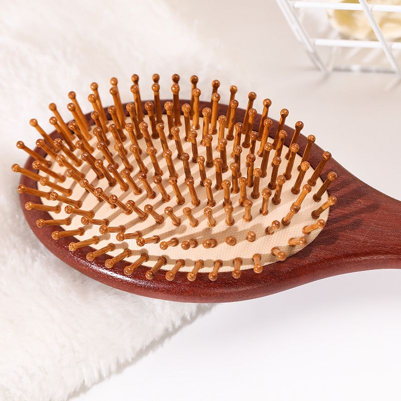 Natural Ebony Balloon Meridian Massage Comb