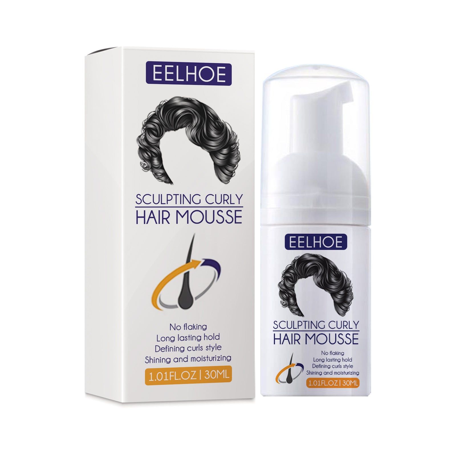 Eelhoe Styling Elastin Anti-frizz Curly Hair Plump Hair Spray
