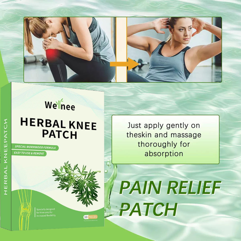 Wellnee Mugwort Neck Shoulder Waist Leg And Knee Patches For Relief