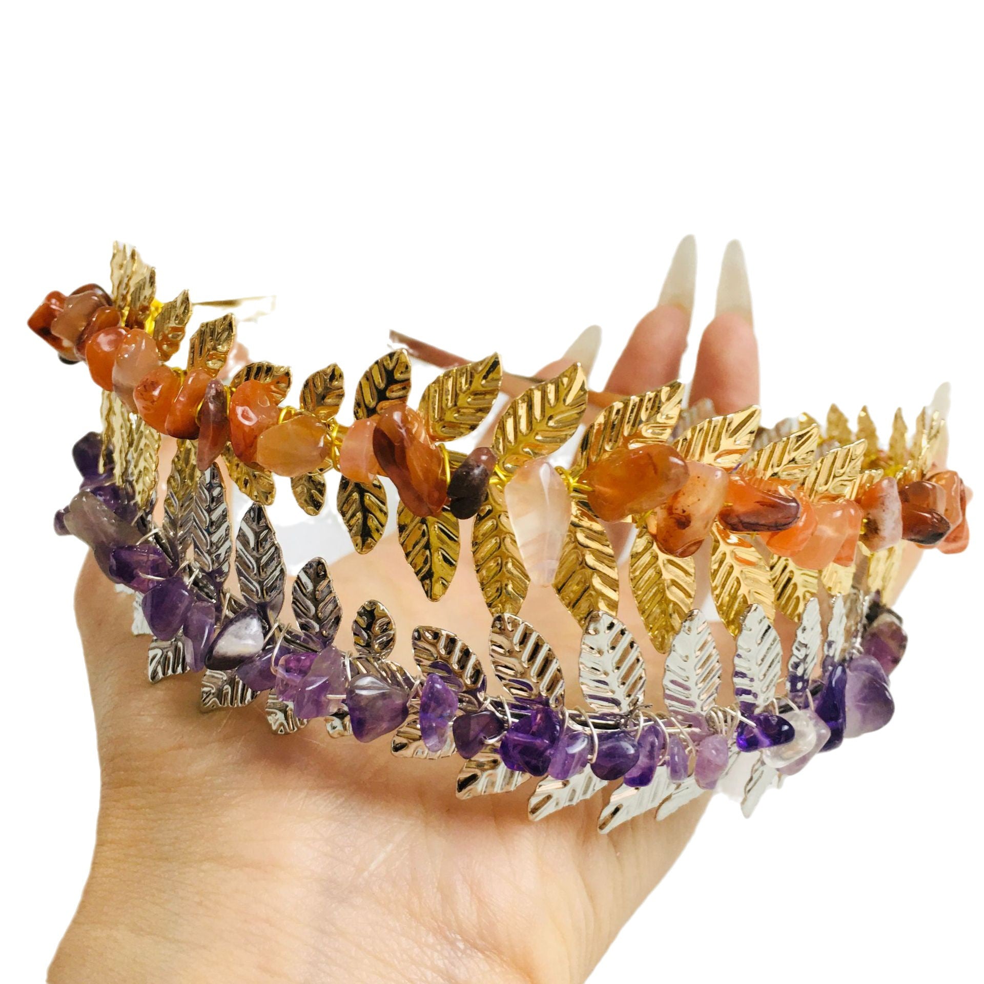 Natural Crystal Hairpin Creative Handmade DIY