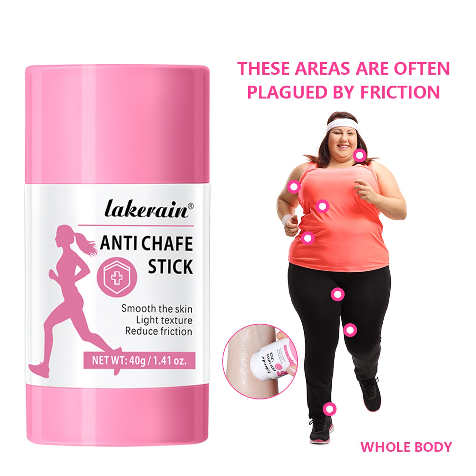 Moisturizing Skin Body Friction Protection Cream Stick