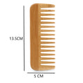 Wide-tooth Biodegradable Antistatic Wooden Comb