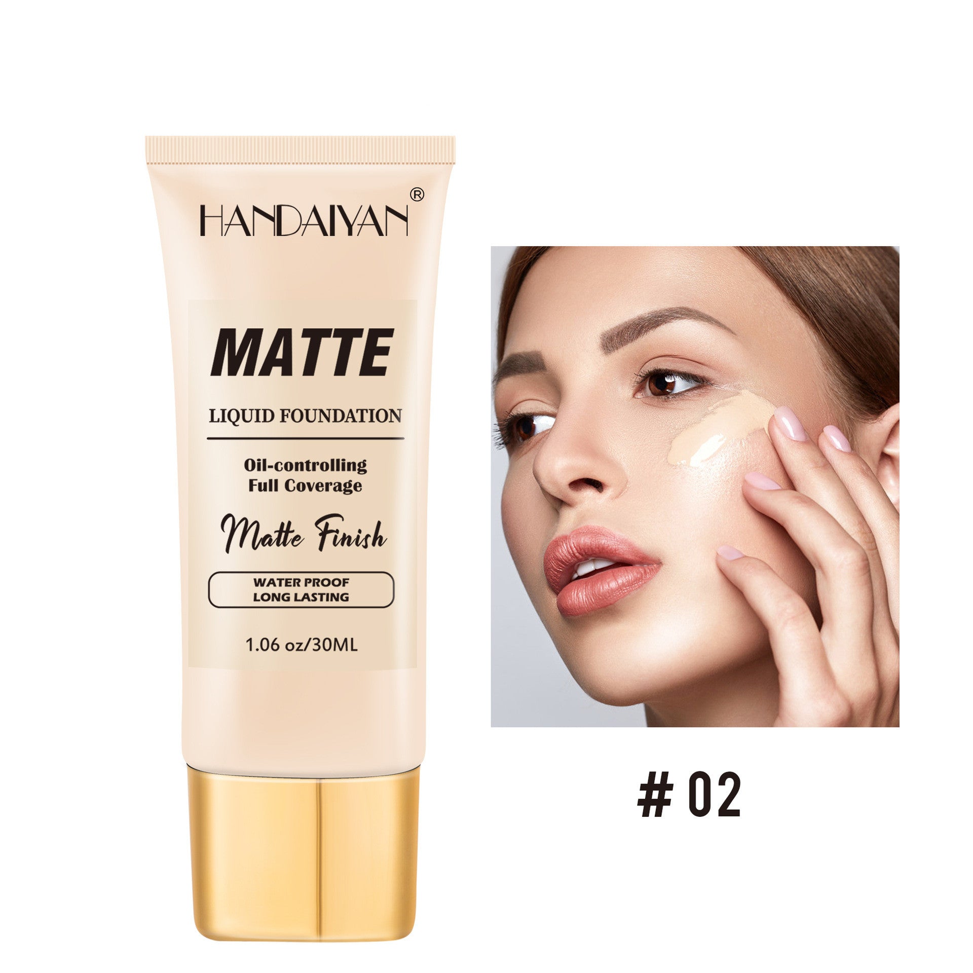 Foreign Trade Lady Concealing Foundation Long Lasting Smear-proof Makeup Invisible Pore Moisturizing