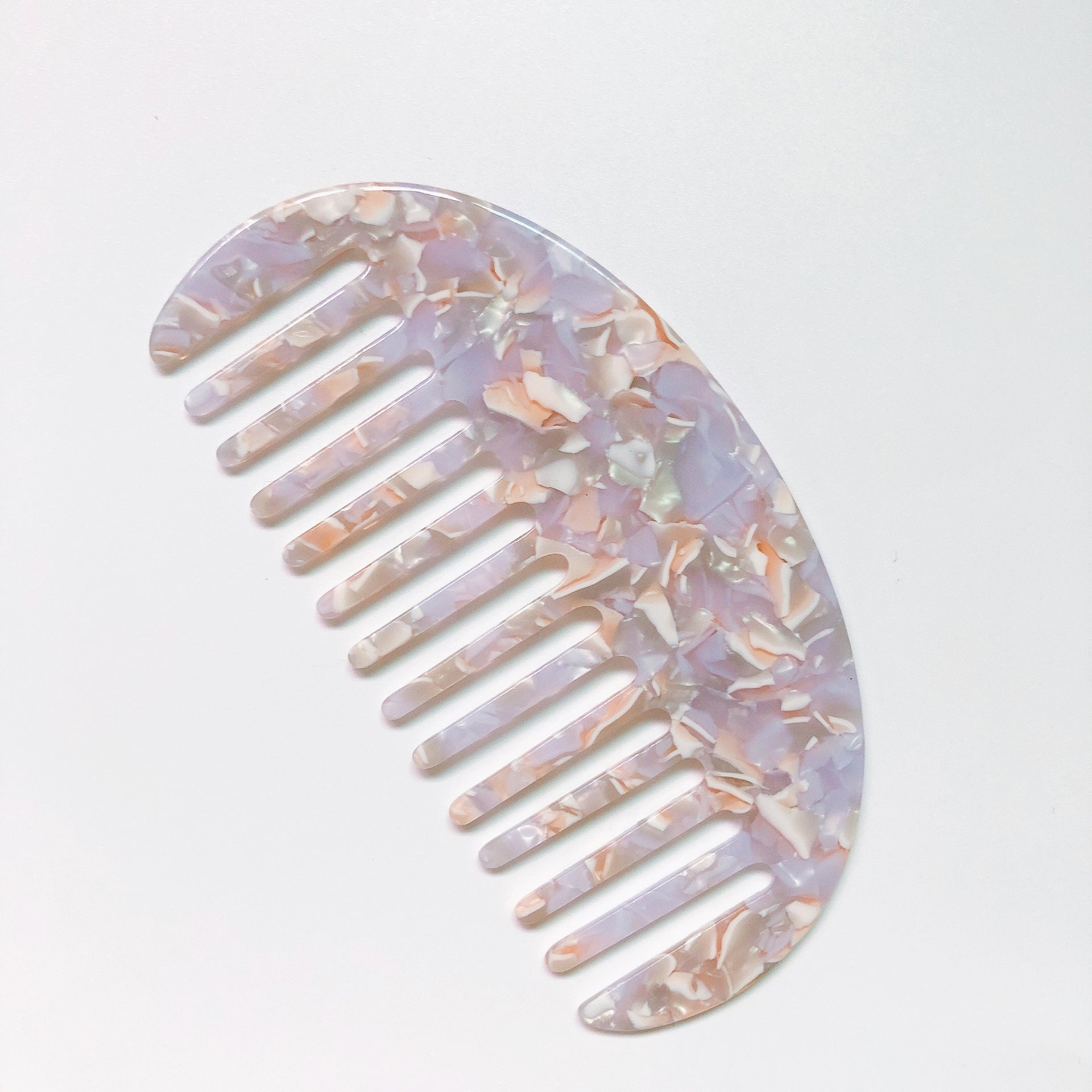 Retro Cute Elegant Semicircle Acetate Plate Geometric Comb