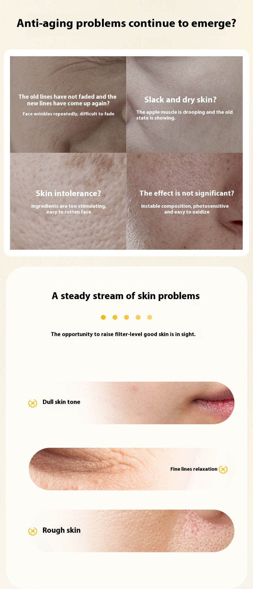 Age-leaning Polypeptide Firming Anti-Wrinkle Face Cream Hydrating Moisturizing And Nourishing