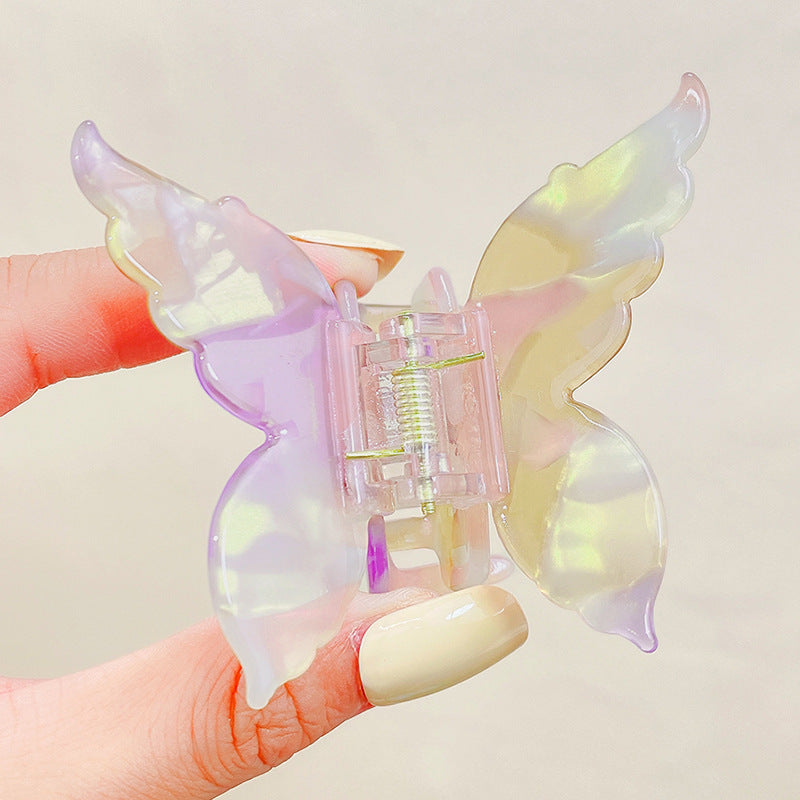 Acetic Acid Board Marble Pattern Hair Clip