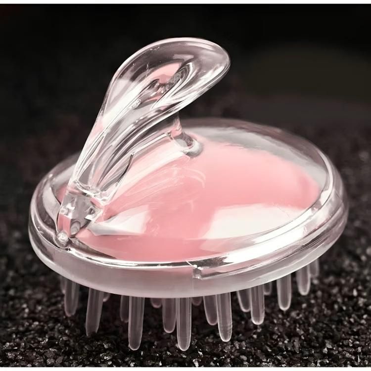 Hair Scalp Massager Shampoo Brush Head Massage Soft Silicone Bristles And Remove Dandruff Growth Deep Cleaning (Pack of 1)Ã¯Â¿Â½