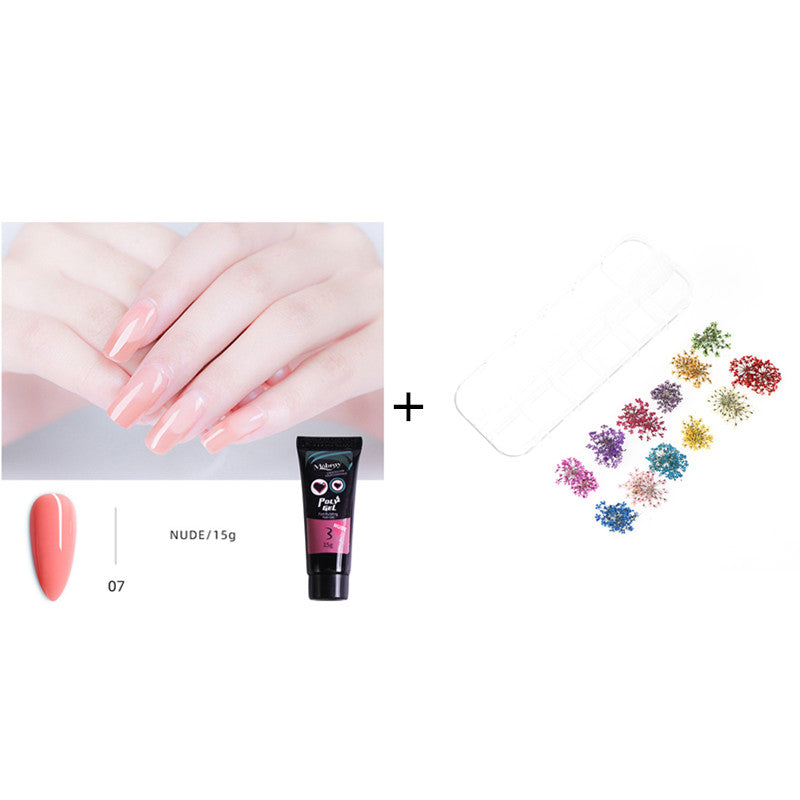 Mobray Nail extension glue 15ml non-paper support crystal fast nail extension gel UV phototherapy glue