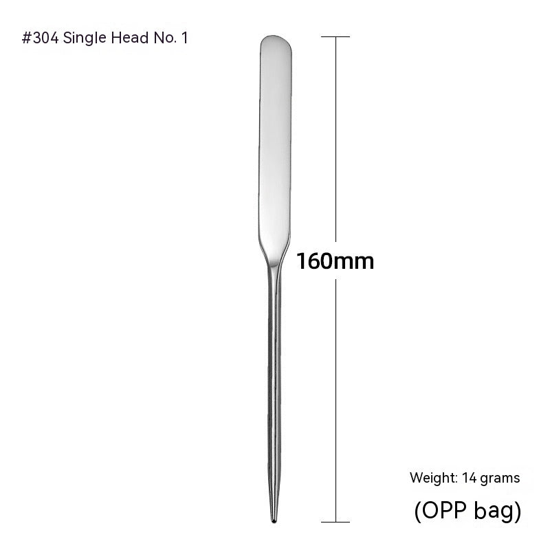 New Foundation Shovel Stainless Steel Toning Sticks Double-headed Stirring