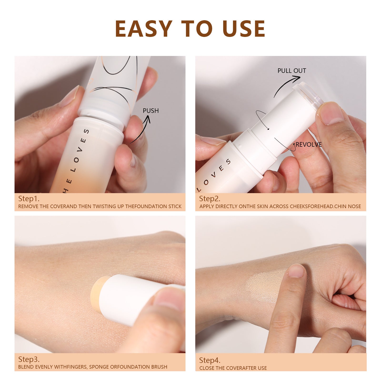 Concealer Repair Waterproof Invisible Pore Liquid Foundation Cream
