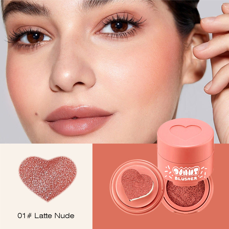 Donut Blusher Love Air Cushion Liquid Blush Natural Nude Makeup