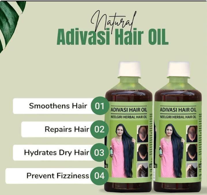 Adivasi Herbal Hair Oil (Pack Of 2)