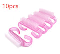 10 Pieces Nail Cleaning Clean Brush Hot sales Tool File Manicure Pedicure Soft Remove Dust Small Angle Clear Tools Sets