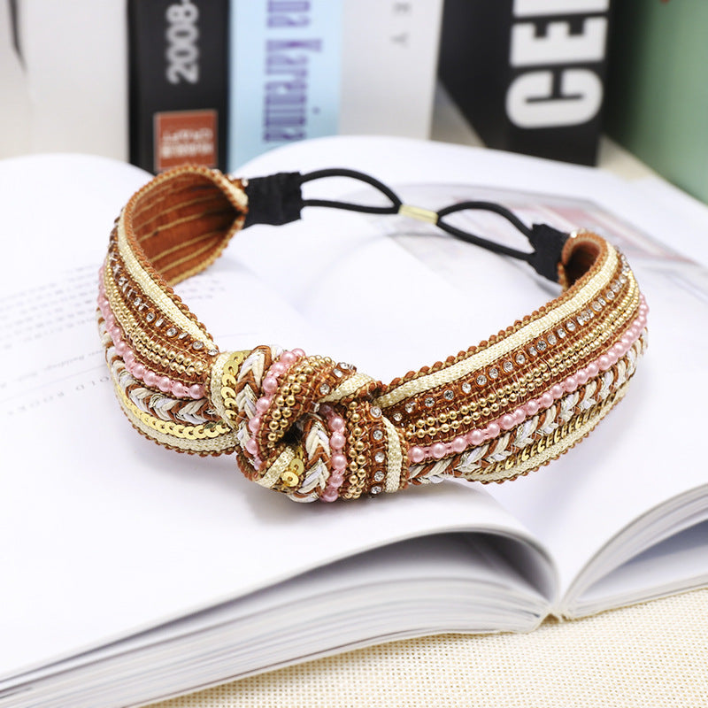Bohemian braided headband