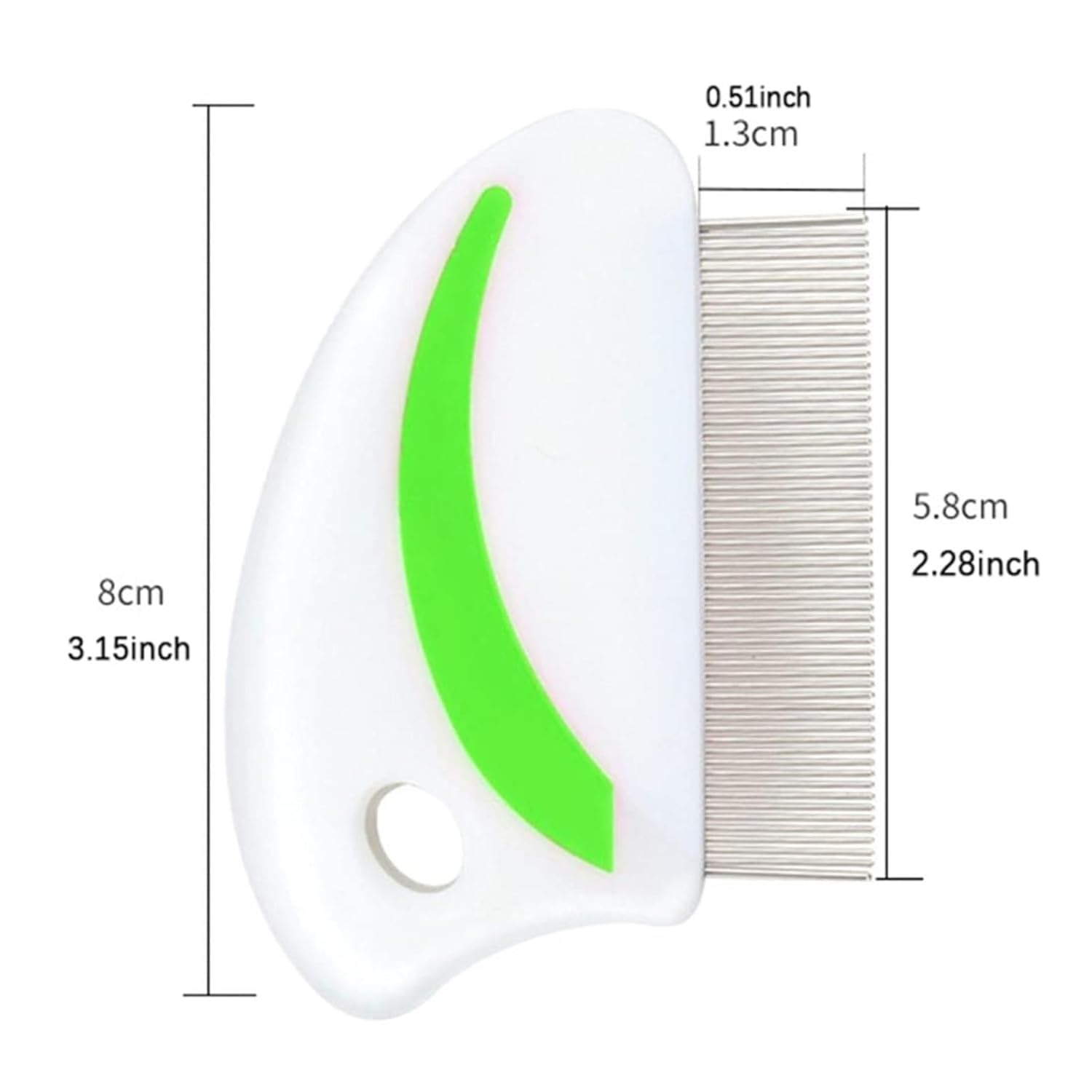 Professional-Grade Pet Grooming Combs For Dogs And Cats - Includes Flea And Lice Comb With Rounded Teeth, Tear Stain Remover And Dematting Tool - Suitable For All Sizes Of Pets