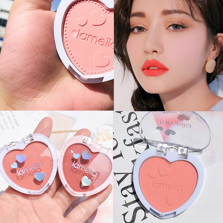 Lamella Schoolgirl Rouge Blush Pan Nude Makeup Repairing