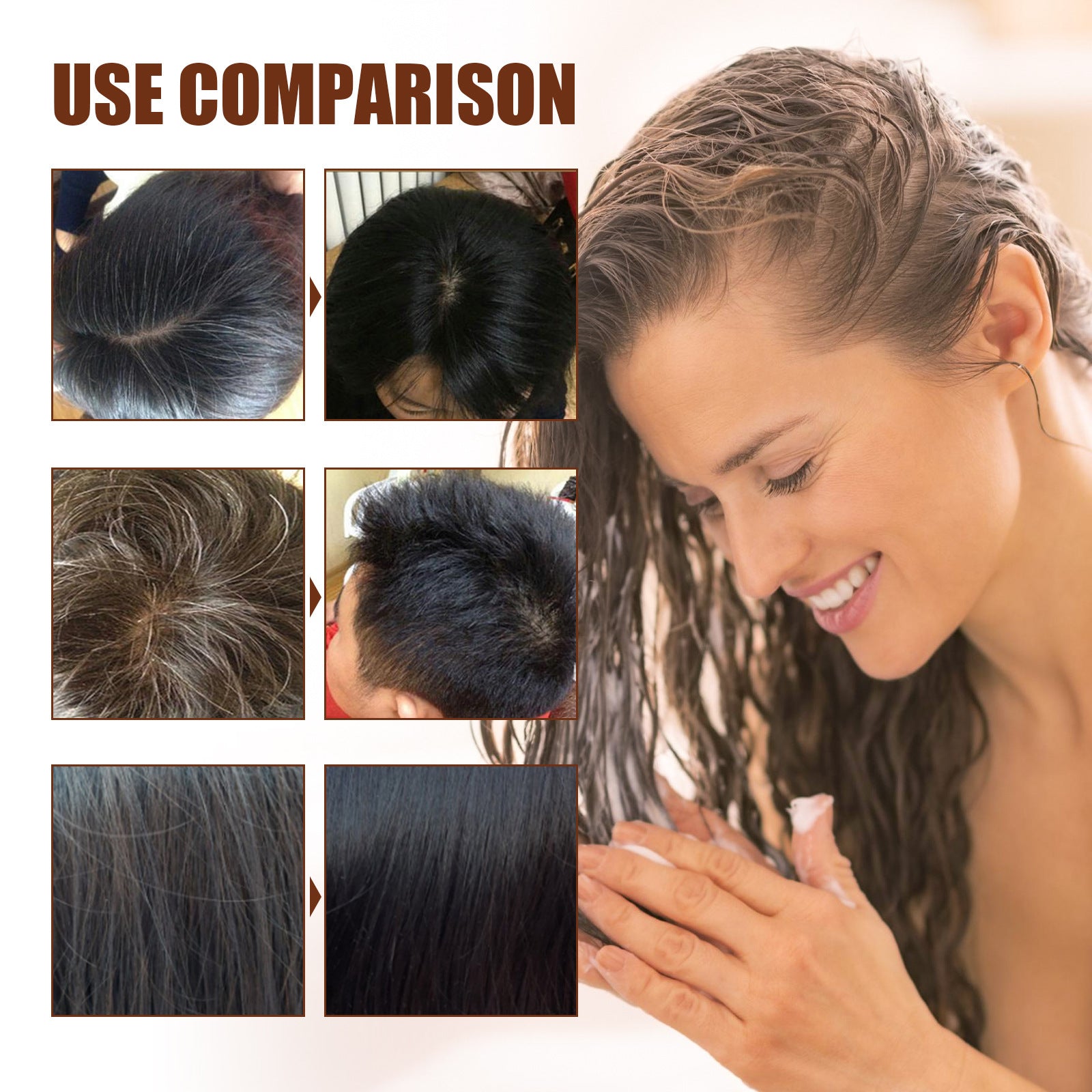 Deep Repair Hair Care Dandruff Removal Itching Relieving Shampoo