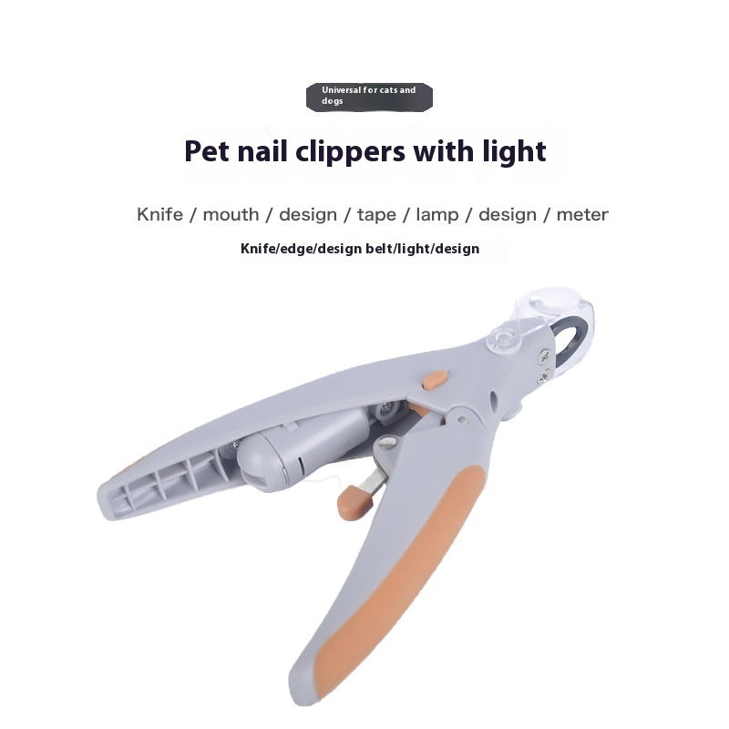 Dogs And Cats With Light Nail Scissors TV Blood Line Imitation Blood Position Nail Trimmer