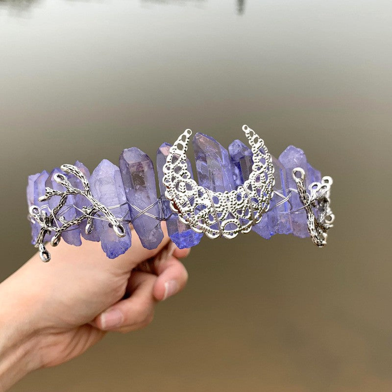 Festive Hair Comb On Moon Branch Hair Band
