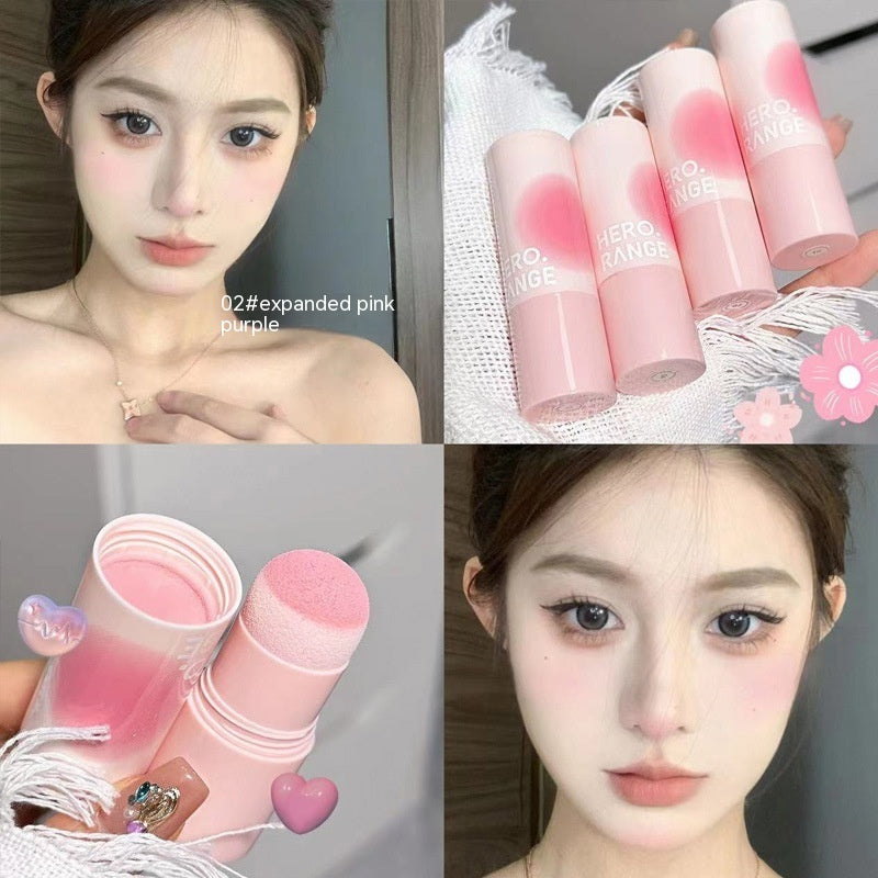 Herorange Vigorous Bang Blush Stick Brightening Color Rendering Natural Long Lasting Delicate