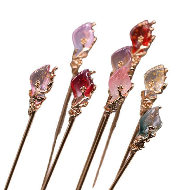 Alloy Hairpin God Stick Hairpin Ancient Style Shaking Hair Accessories Hanfu Accessories