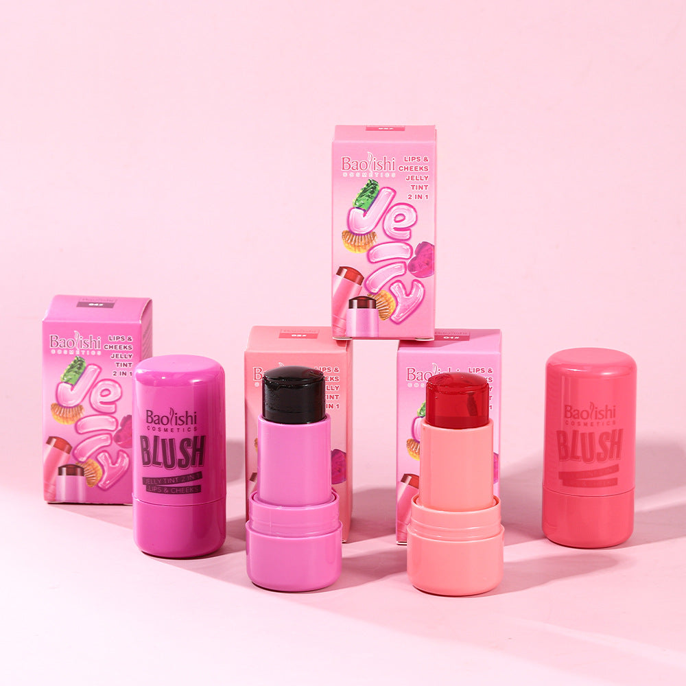 Baolishi Jelly Blush Makeup Paste Shimmer Natural