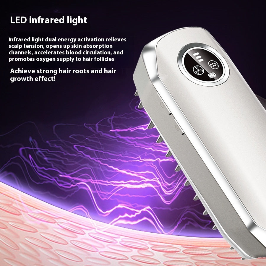 Laser Hair-growing Comb Infrared EMS Scalp Care