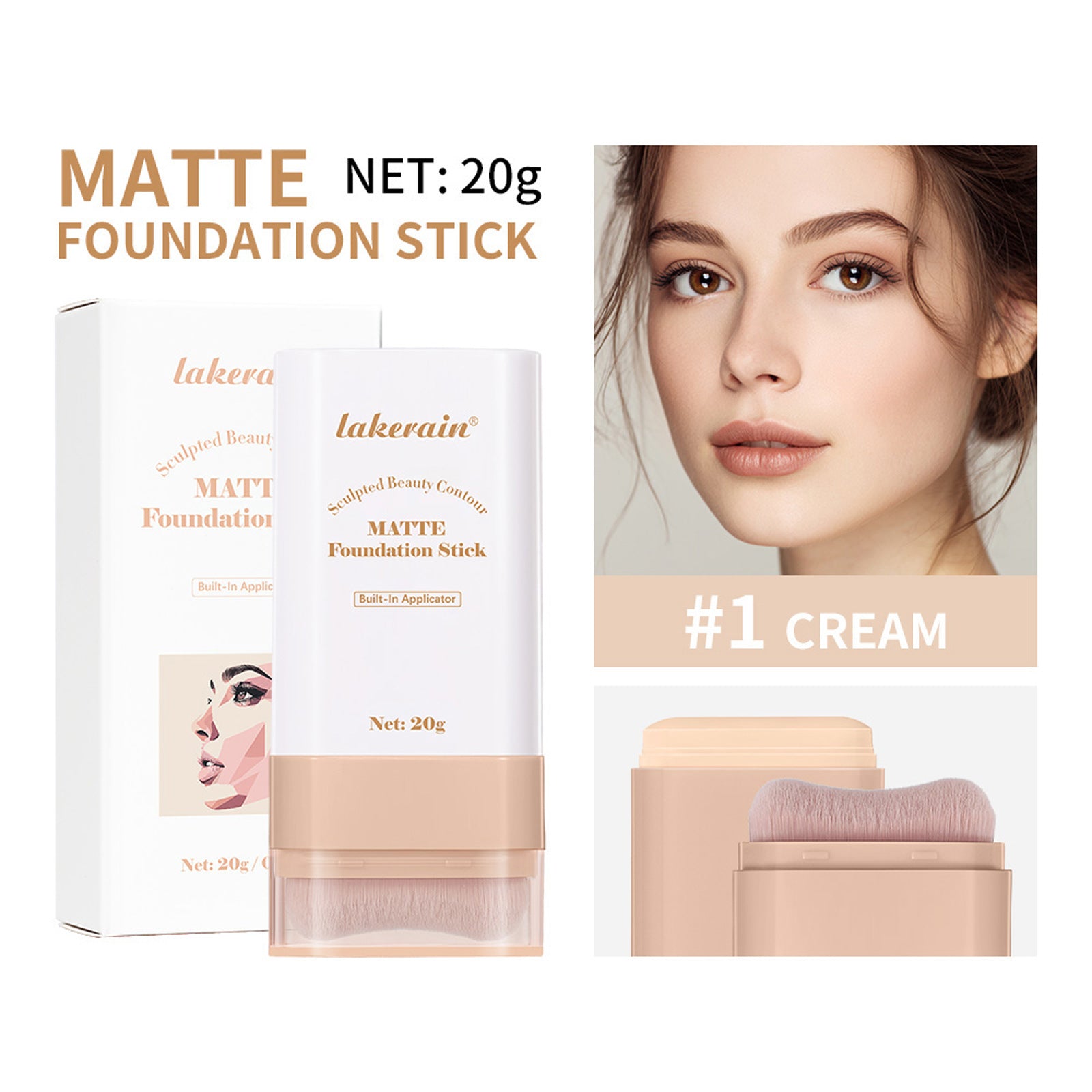 Eraser Stick Foundation Natural Nude Feel