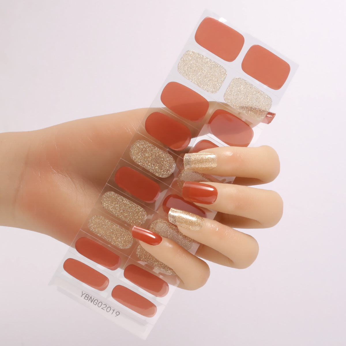 Get Nail Stickers Semi-cured Heating Lamp Nail Sticker