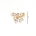 Bow Zircon Nail Ornament Zircon
