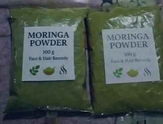 Moringa Powder for Face and Hair Remedy 100g	(Pack of 2)