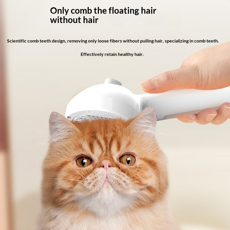 Pet Spray Comb Pin Brush Cat Grooming Comb For Removing Fur And Detangling Knots