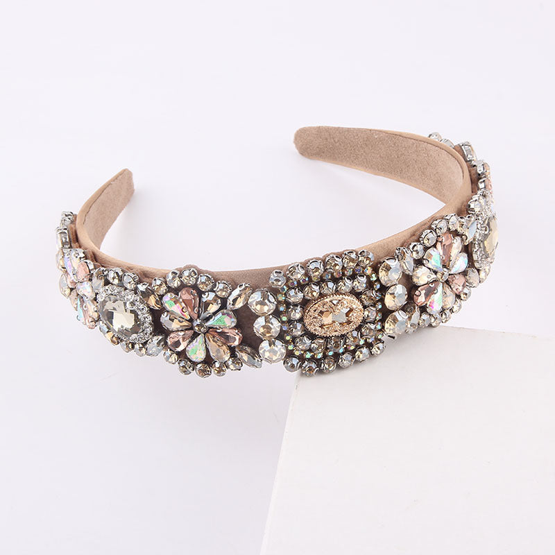 Ladies Fashion Gorgeous European And American Style Baroque Headband Prom Gift