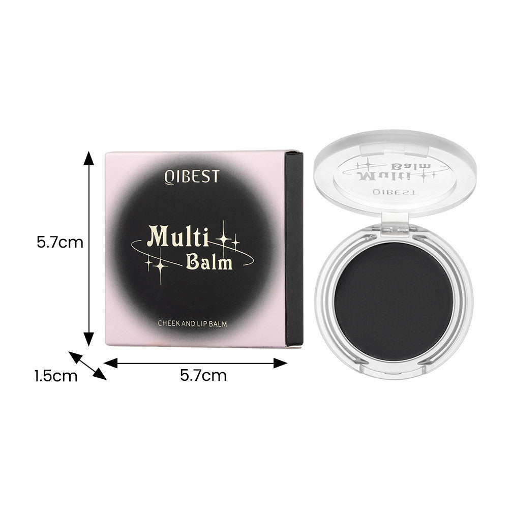 Qibest Warm Blush Black Transparent Crystal Color Changing PH Magic Gel Natural Nude Makeup Lip Cheek Dual-use Makeup