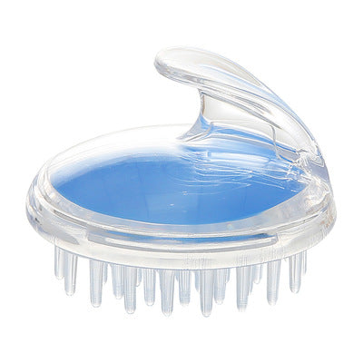 Crystal Transparent Silicone Shampoo Brush