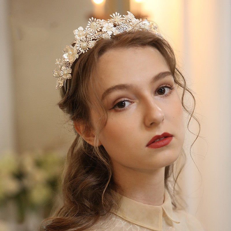 Exquisite Pearl Flower Headwear Hair Accessories