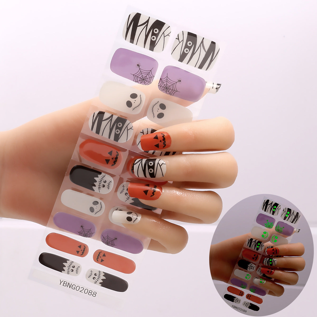 Get Nail Stickers Semi-cured Heating Lamp Nail Sticker