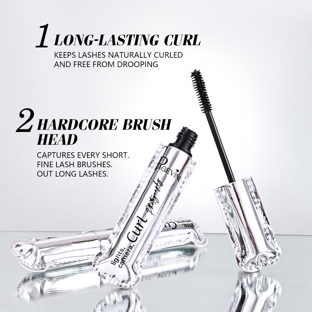 Leather-boxed Small-size Silver-tube Mascara, Designed For Curling And Volumizing Lashes