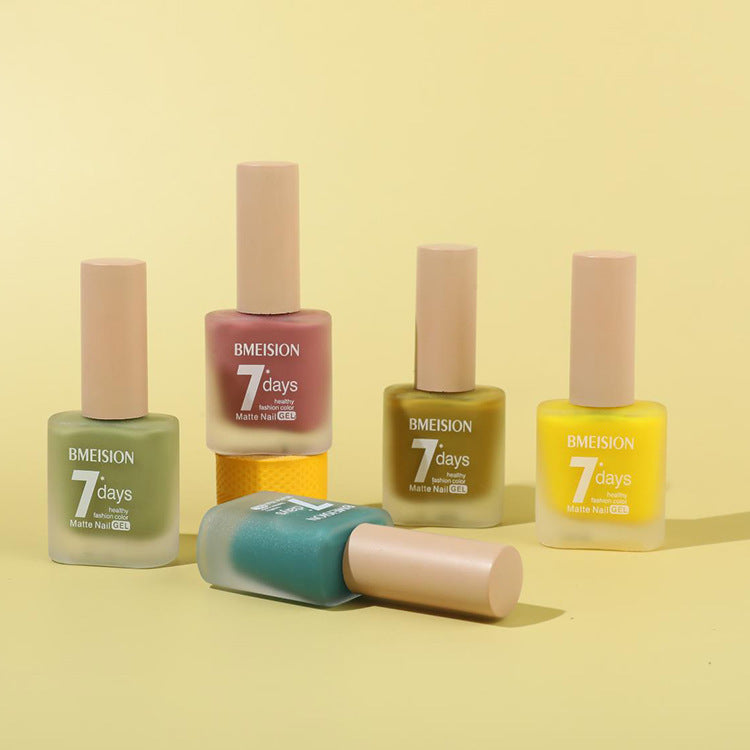 Bmision Frosted No-baking Quick-drying Nude Matte Nail Polish