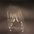 Full Bore Exaggerated Long Tassel Hair Chain