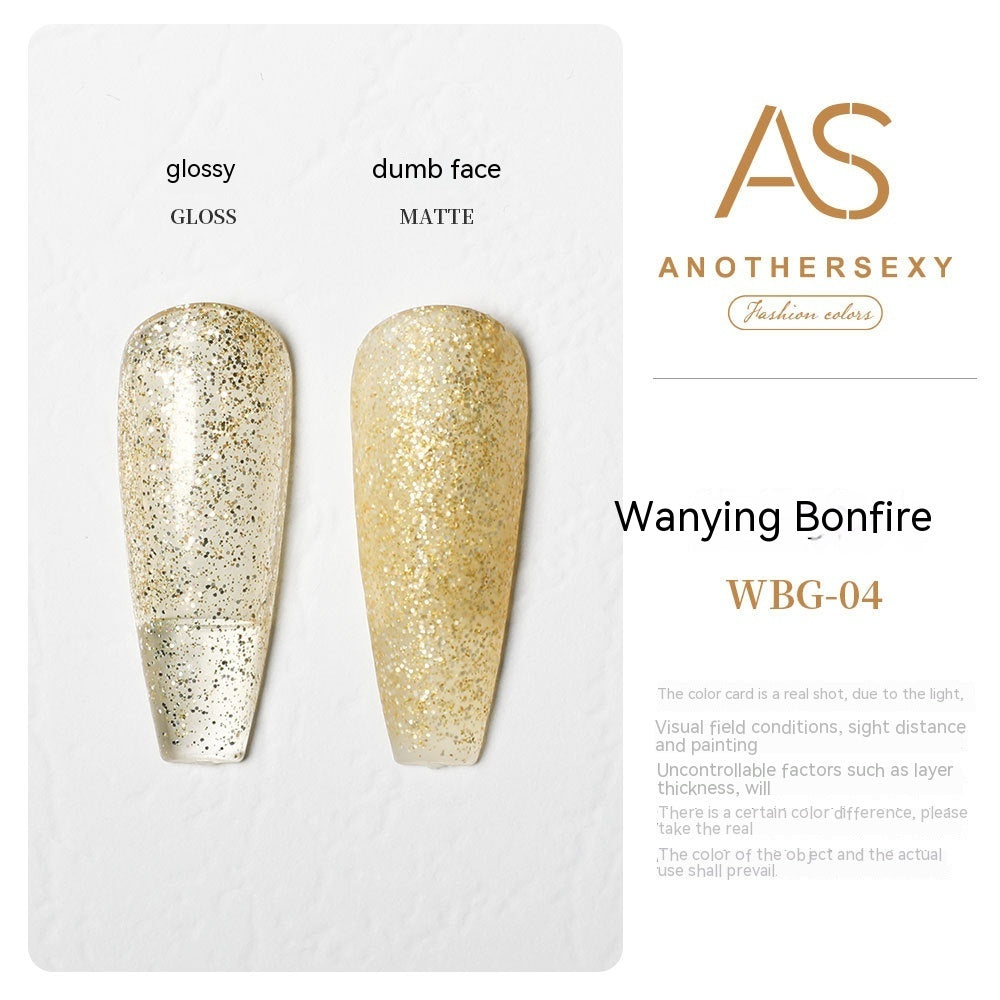 AS Yellow Nail Oil Gel New Whitening Nail Shop Special Set