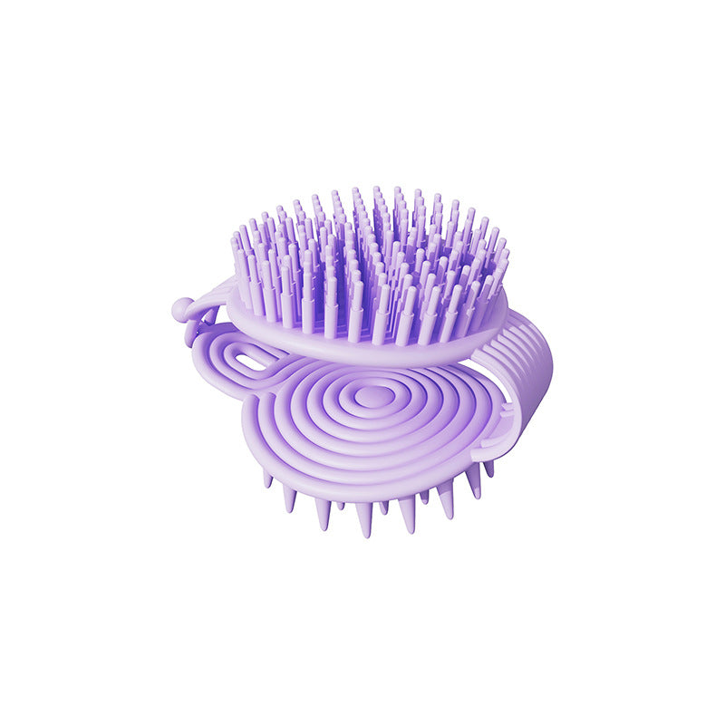 Soft Rubber Double-sided Shampoo Brush Massager