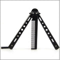 Metal folding stainless steel hair oil hair comb
