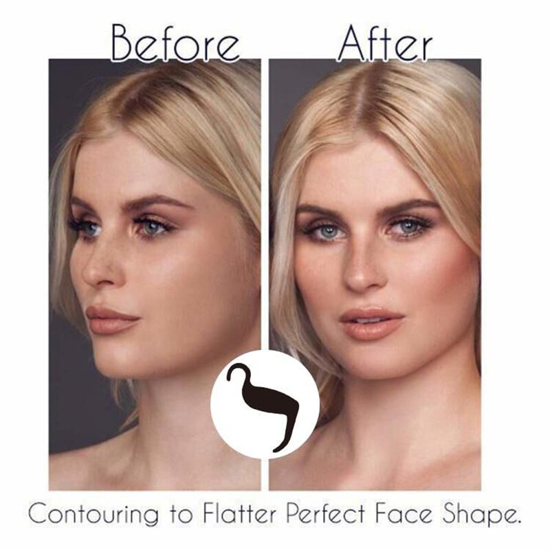 Eyebrow Blush Makeup Contour Template Styling Card