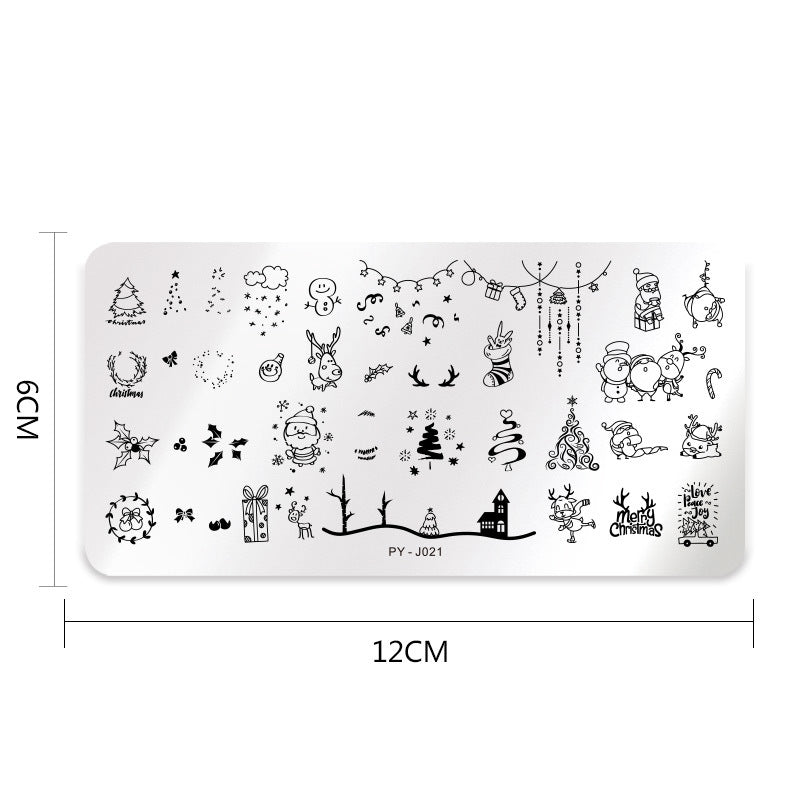 Nail printing plate