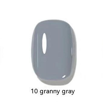 B Gyb Micro Glue Non-peeling Nail Polish Baking-free Quick-drying Nail Color Blue Gray 14ml